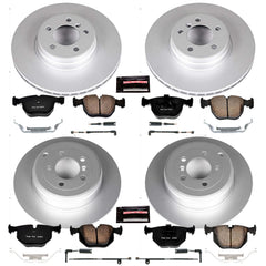 Power Stop CRK5741 - Z23 Evolution Sport Front And Rear Brake Kit vehicle fitment brake part