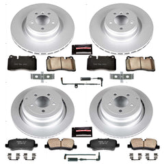 Power Stop CRK5744 - Z23 Evolution Sport Front And Rear Brake Kit vehicle fitment brake part