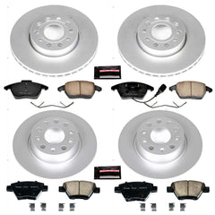 Power Stop CRK5747 - Z23 Evolution Sport Front And Rear Brake Kit vehicle fitment brake part
