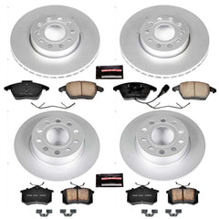 Power Stop CRK5749 - Z23 Evolution Sport Front And Rear Brake Kit vehicle fitment brake part