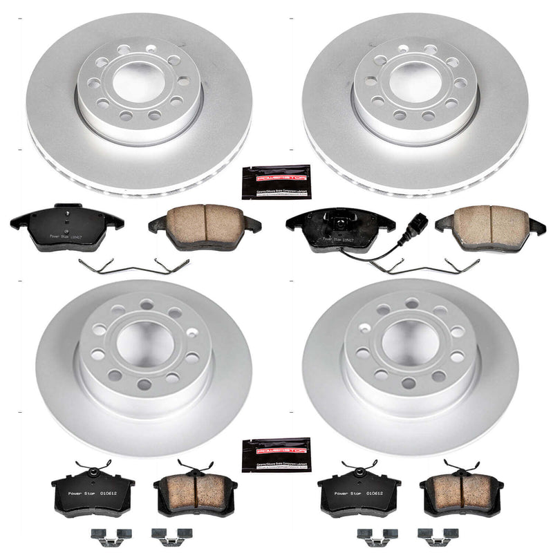 Power Stop CRK5749 - Z23 Evolution Sport Front And Rear Brake Kit vehicle fitment brake part