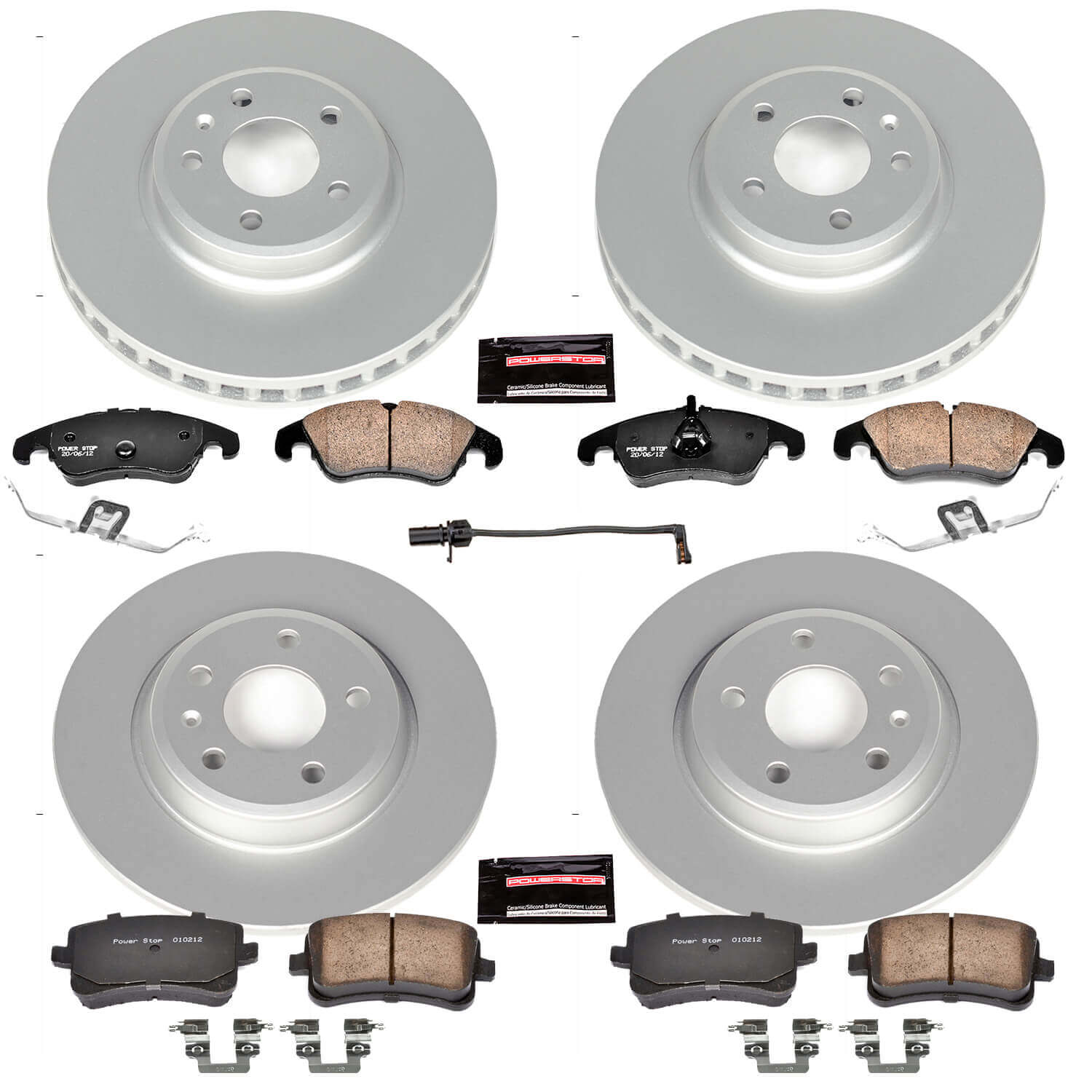 Power Stop CRK5754 - Z23 Evolution Sport Front And Rear Brake Kit vehicle fitment brake part