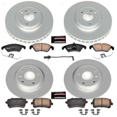 Power Stop CRK5754 - Z23 Evolution Sport Front And Rear Brake Kit vehicle fitment brake part