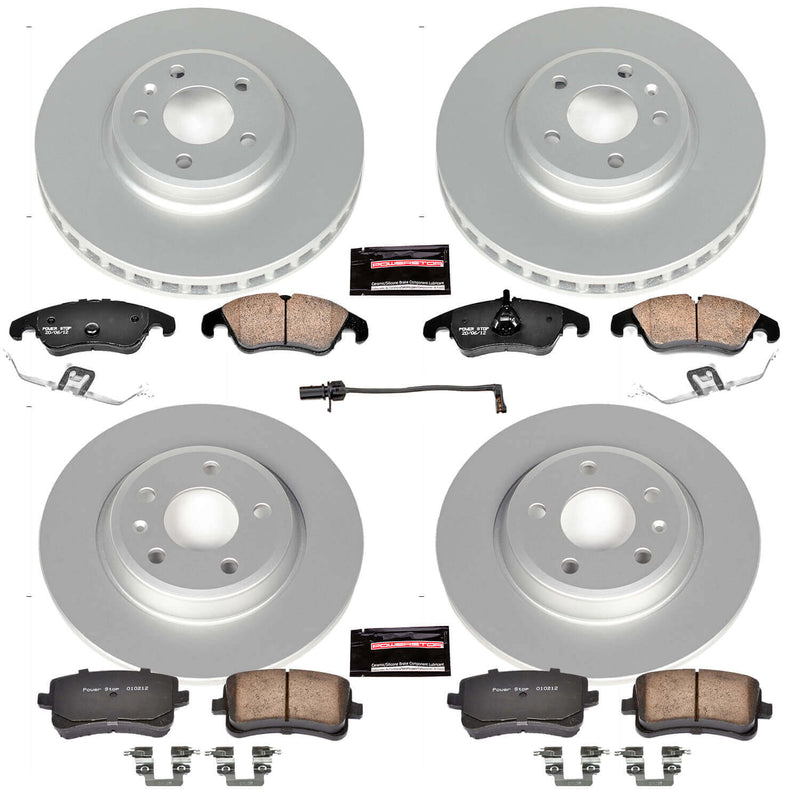 Power Stop CRK5754 - Z23 Evolution Sport Front And Rear Brake Kit vehicle fitment brake part
