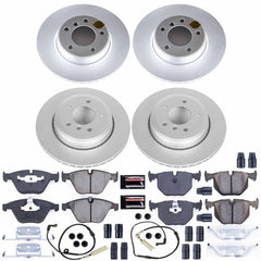Power Stop CRK5765 Z23 Evolution Geomet Coated Front And Rear Pad And Rotor Kit for 2006-2007 BMW 525I product image