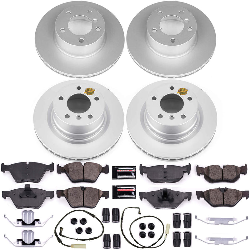 Power Stop CRK5766 Z23 Evolution Sport Front And Rear Brake Kit for 2008-2010 BMW 128I product image