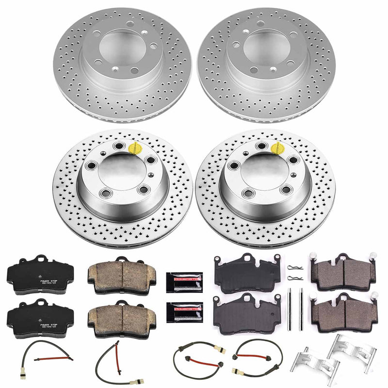 Power Stop CRK5794 Z23 Evolution Sport Front And Rear Brake Kit for 2005-2008 Porsche Boxster product image