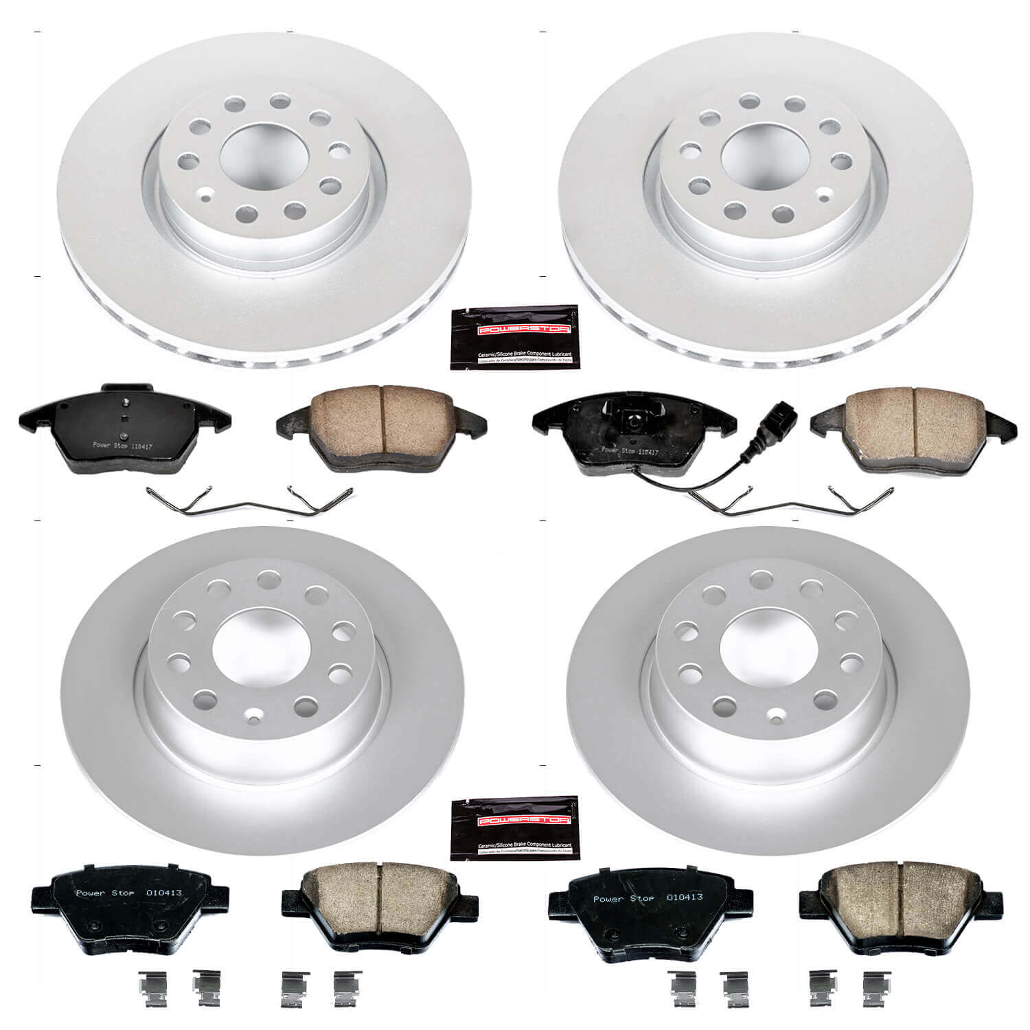 Power Stop CRK5801 - Z23 Evolution Sport Front And Rear Brake Kit vehicle fitment brake part