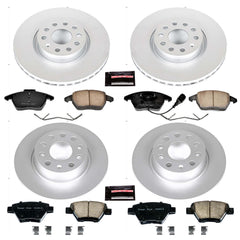 Power Stop CRK5801 - Z23 Evolution Sport Front And Rear Brake Kit vehicle fitment brake part
