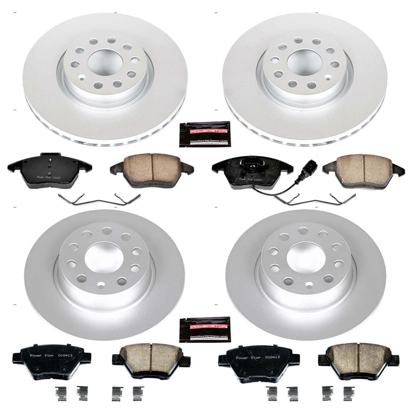 Power Stop CRK5801 - Z23 Evolution Sport Front And Rear Brake Kit vehicle fitment brake part