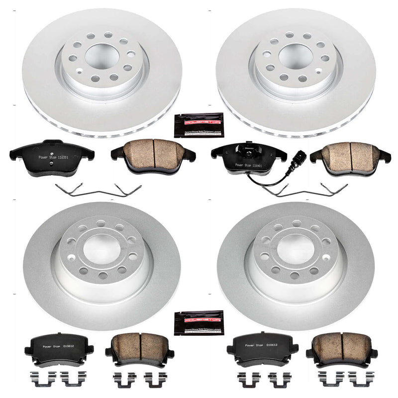 Power Stop CRK5802 - Z23 Evolution Sport Front And Rear Brake Kit vehicle fitment brake part