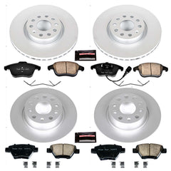 Power Stop CRK5803 - Z23 Evolution Sport Front And Rear Brake Kit vehicle fitment brake part
