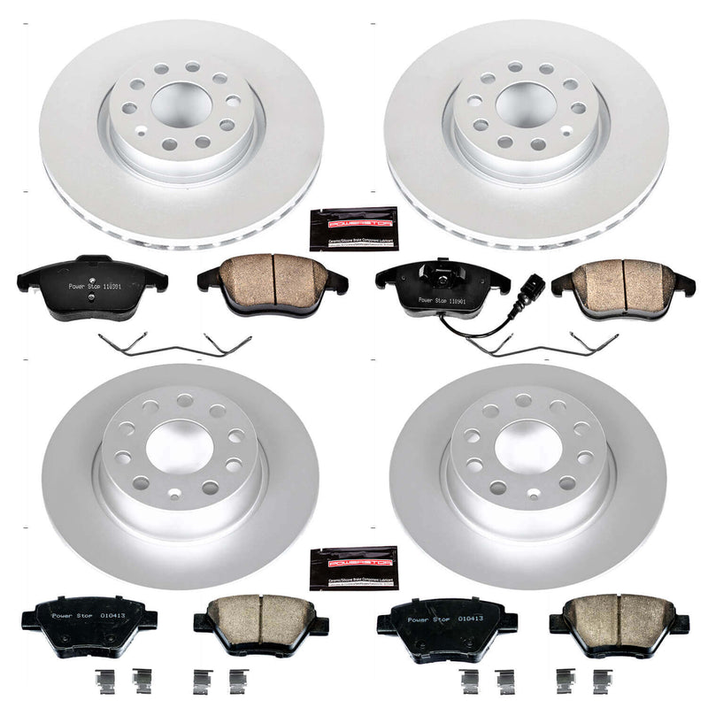 Power Stop CRK5803 - Z23 Evolution Sport Front And Rear Brake Kit vehicle fitment brake part