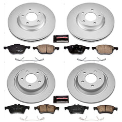 Power Stop CRK5804 - Z17 Evolution Front And Rear Brake Kit vehicle fitment brake part