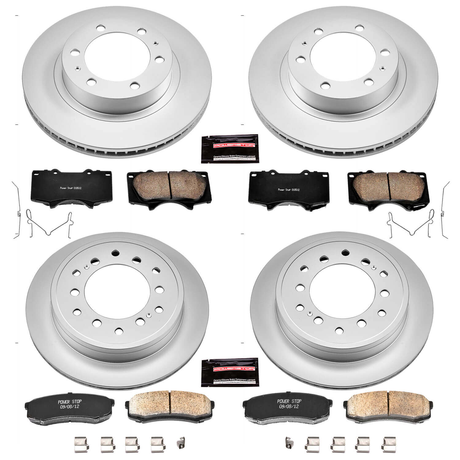 Power Stop CRK5805 - Z17 Evolution Front And Rear Brake Kit vehicle fitment brake part