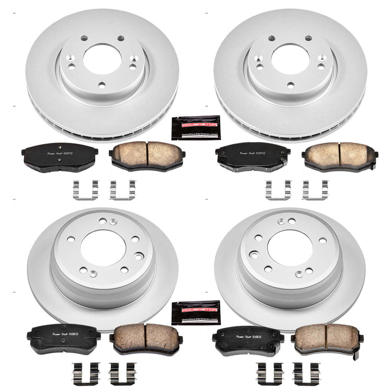 Power Stop CRK5807 - Z17 Evolution Front And Rear Brake Kit vehicle fitment brake part