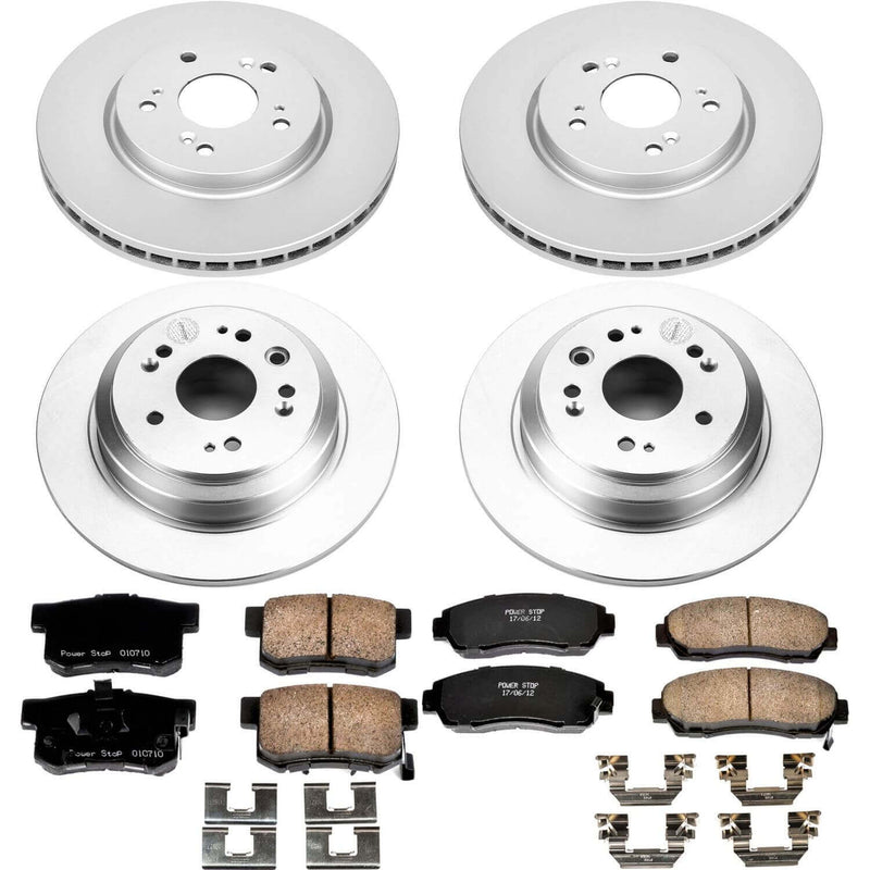 Power Stop CRK5815 Z17 Evolution Front And Rear Brake Kit for 2010 Honda Accord Crosstour product image