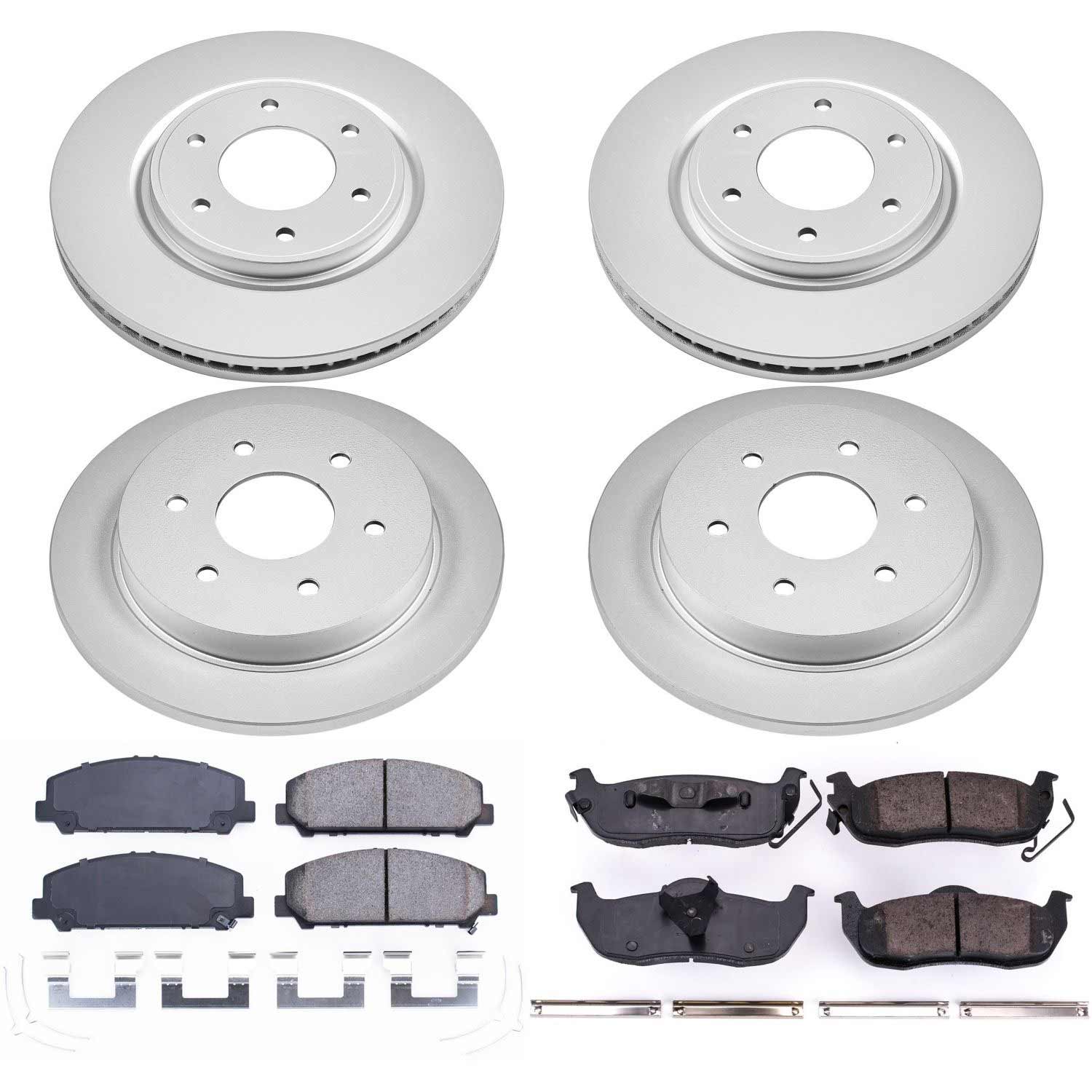 Power Stop CRK5822 - Z17 Evolution Front And Rear Brake Kit vehicle fitment brake part