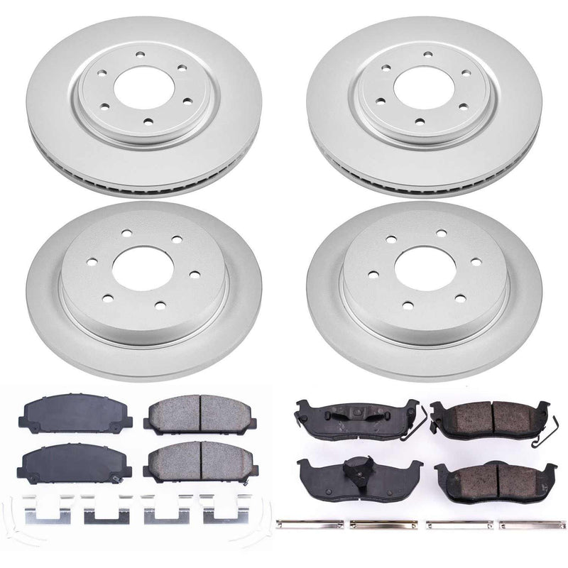 Power Stop CRK5822 - Z17 Evolution Front And Rear Brake Kit vehicle fitment brake part