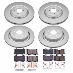 Power Stop CRK5823 - Z17 Evolution Front And Rear Brake Kit vehicle fitment brake part