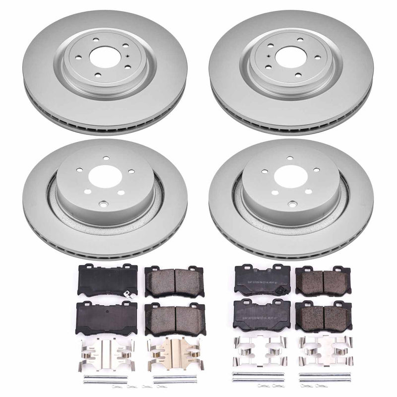 Power Stop CRK5823 - Z17 Evolution Front And Rear Brake Kit vehicle fitment brake part