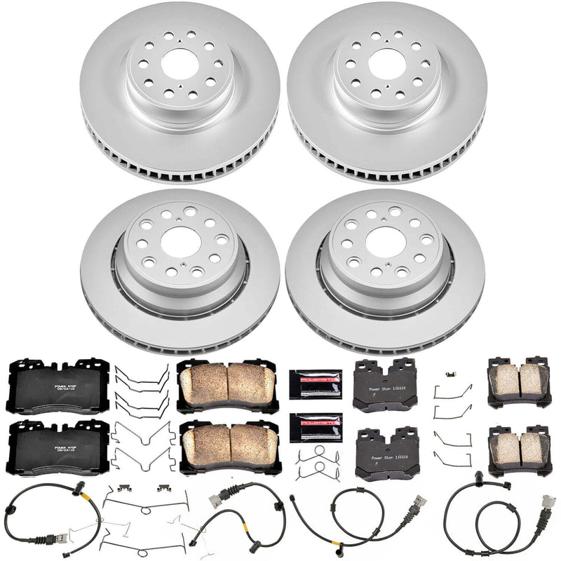 Power Stop CRK5825 - Z17 Evolution Front And Rear Brake Kit vehicle fitment brake part