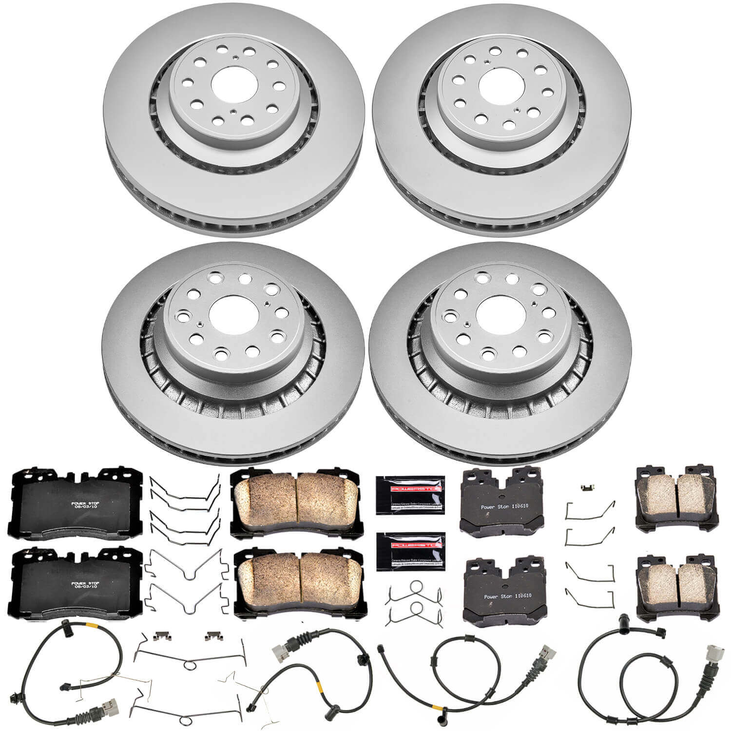 Power Stop CRK5827 - Z17 Evolution Front And Rear Brake Kit vehicle fitment brake part