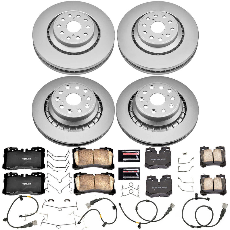 Power Stop CRK5827 - Z17 Evolution Front And Rear Brake Kit vehicle fitment brake part