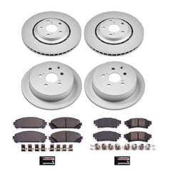 Power Stop CRK5828 - Z17 Evolution Front And Rear Brake Kit vehicle fitment brake part