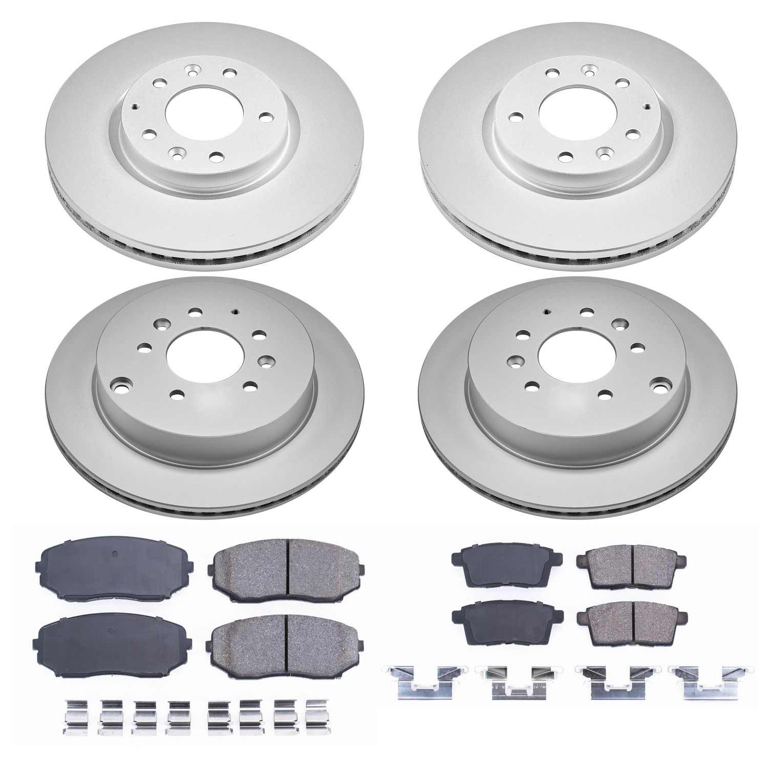 Power Stop CRK5829 - Z17 Evolution Front And Rear Brake Kit vehicle fitment brake part