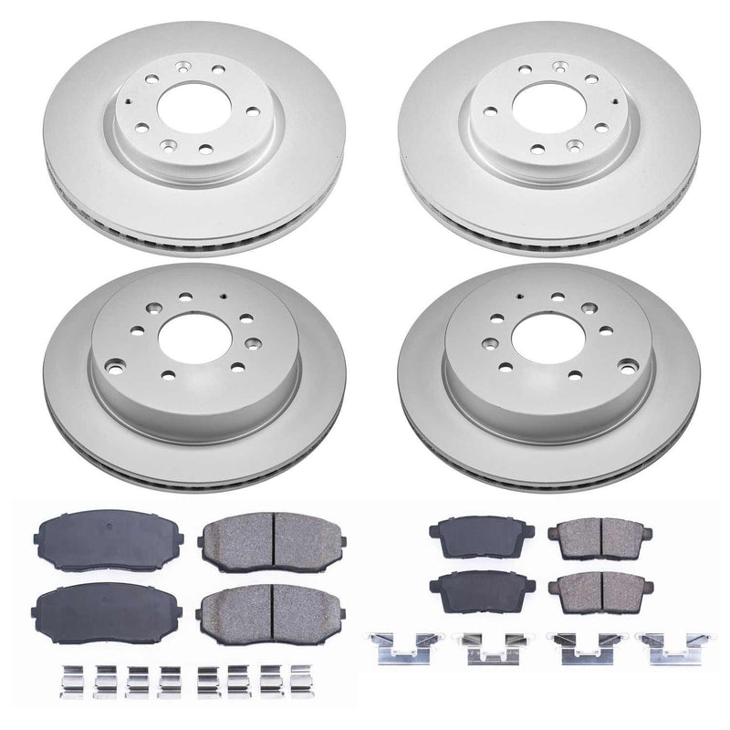 Power Stop CRK5829 - Z17 Evolution Front And Rear Brake Kit vehicle fitment brake part
