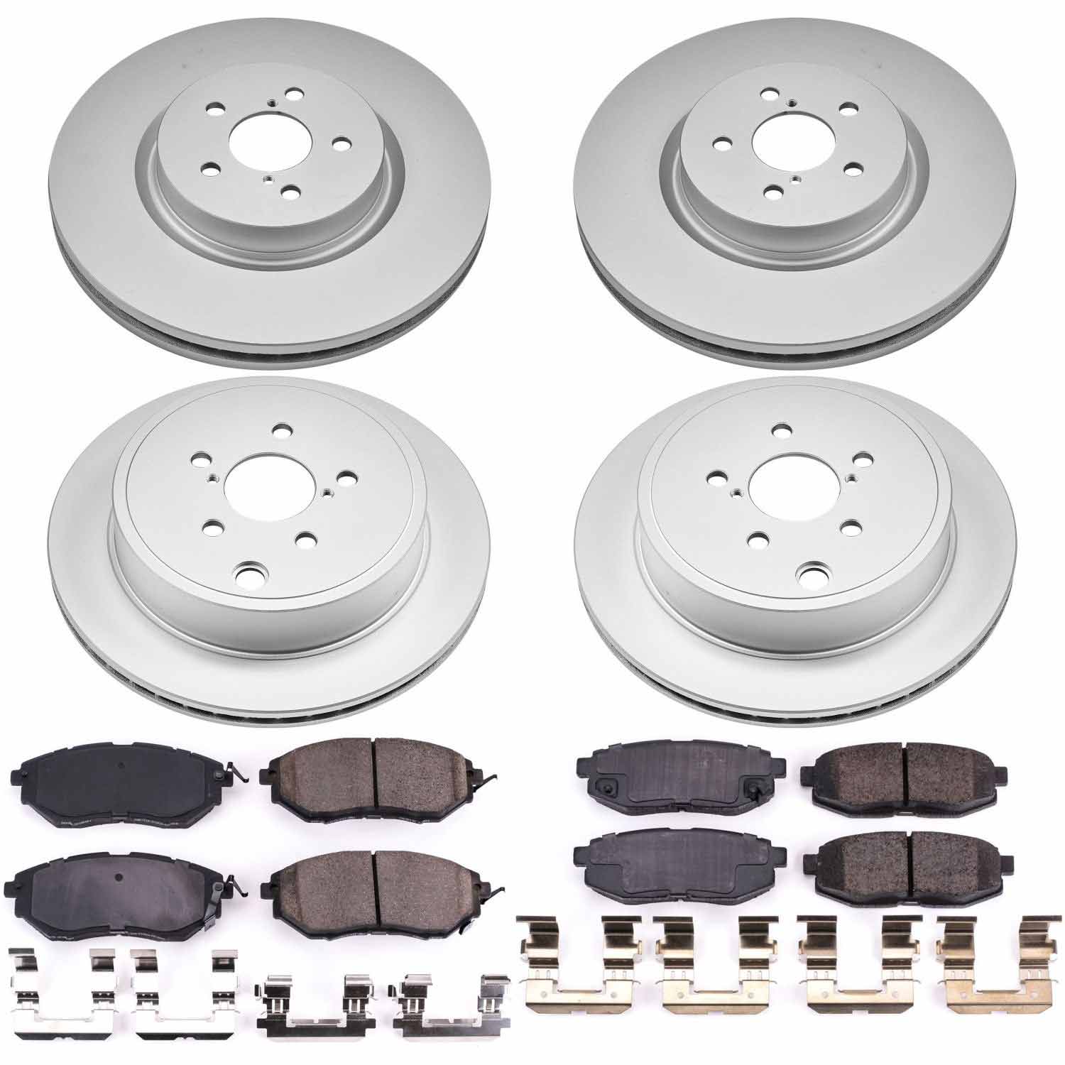 Power Stop CRK5830 - Z17 Evolution Front And Rear Brake Kit vehicle fitment brake part