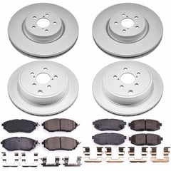 Power Stop CRK5830 - Z17 Evolution Front And Rear Brake Kit vehicle fitment brake part