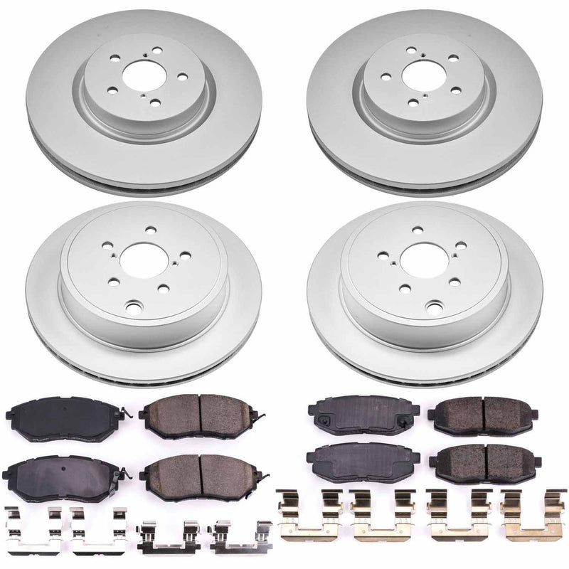 Power Stop CRK5830 - Z17 Evolution Front And Rear Brake Kit vehicle fitment brake part