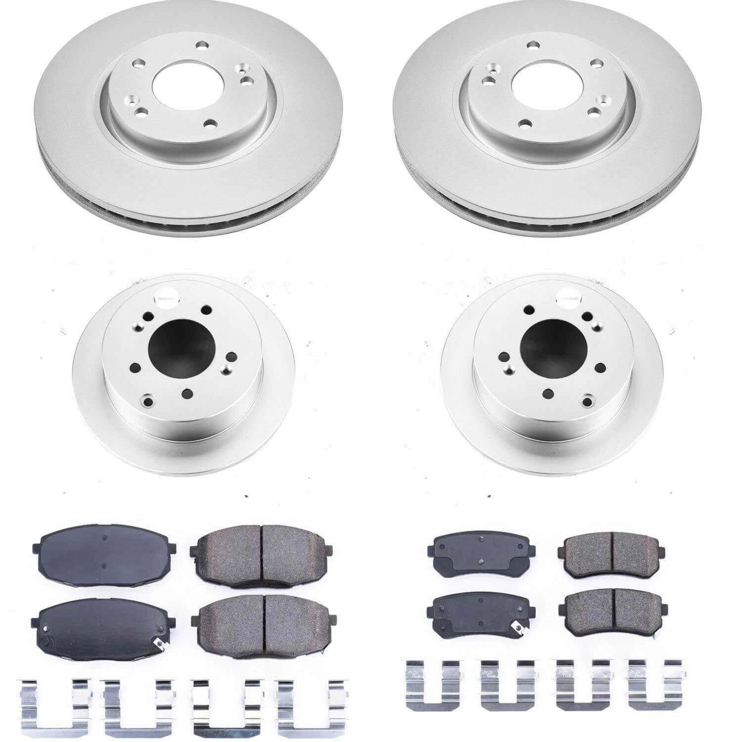 Power Stop CRK5838 - Z17 Evolution Front And Rear Brake Kit vehicle fitment brake part