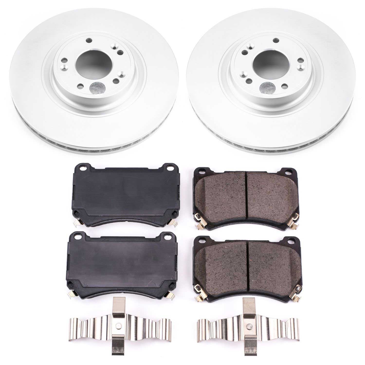 Power Stop CRK5843 Z17 Evolution Front Brake Kit for 2009-2014 Hyundai Genesis product image