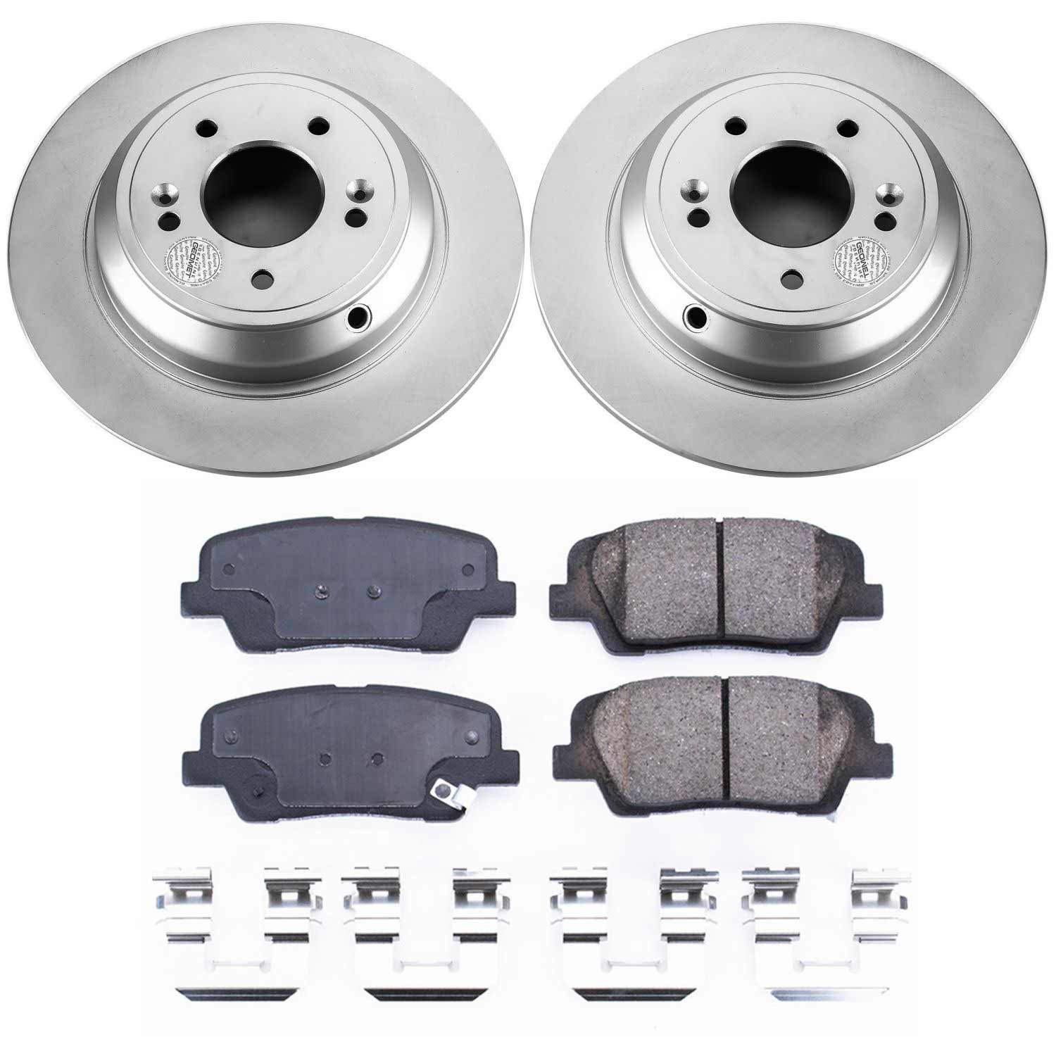 Power Stop CRK5847 Z17 Evolution Rear Brake Kit for 2019-2023 Genesis G70 product image