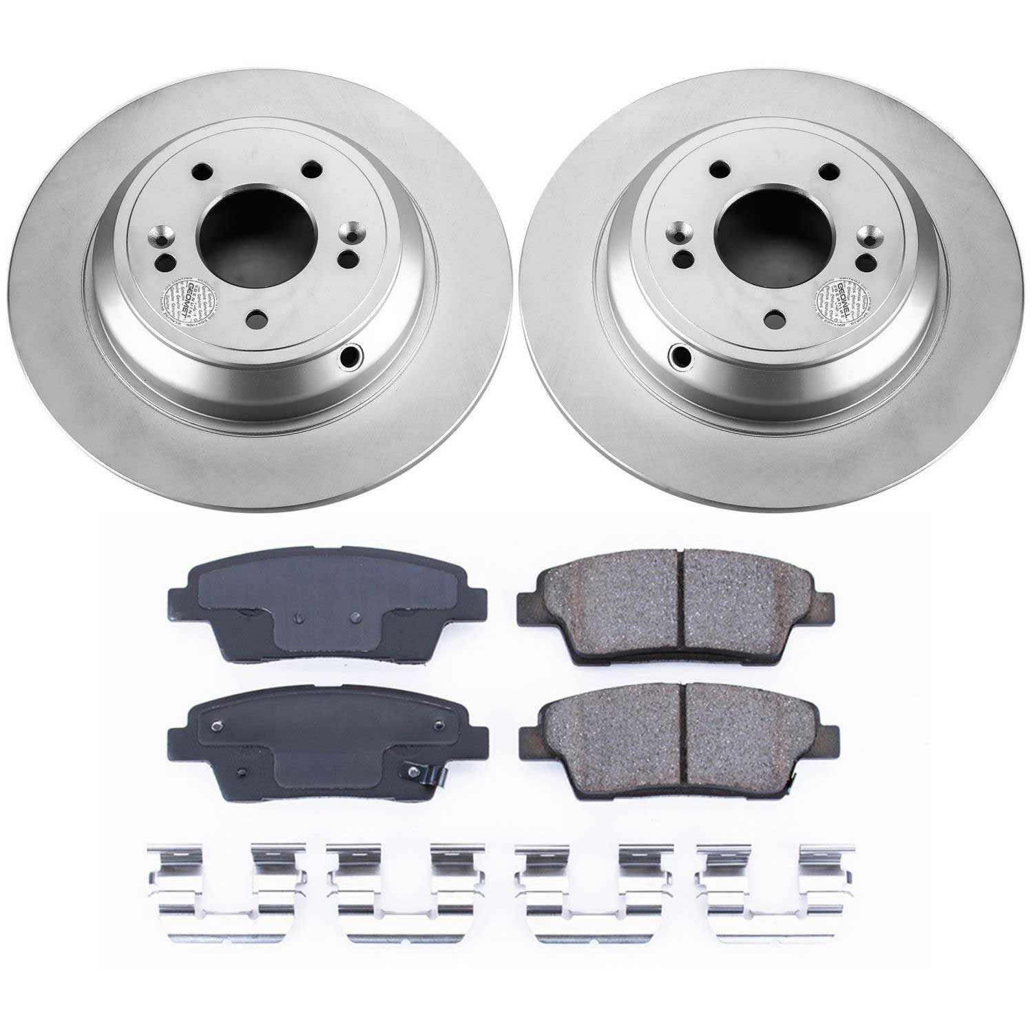 Power Stop CRK5848 Z17 Evolution Rear Brake Kit for 2017-2020 Genesis G80 product image