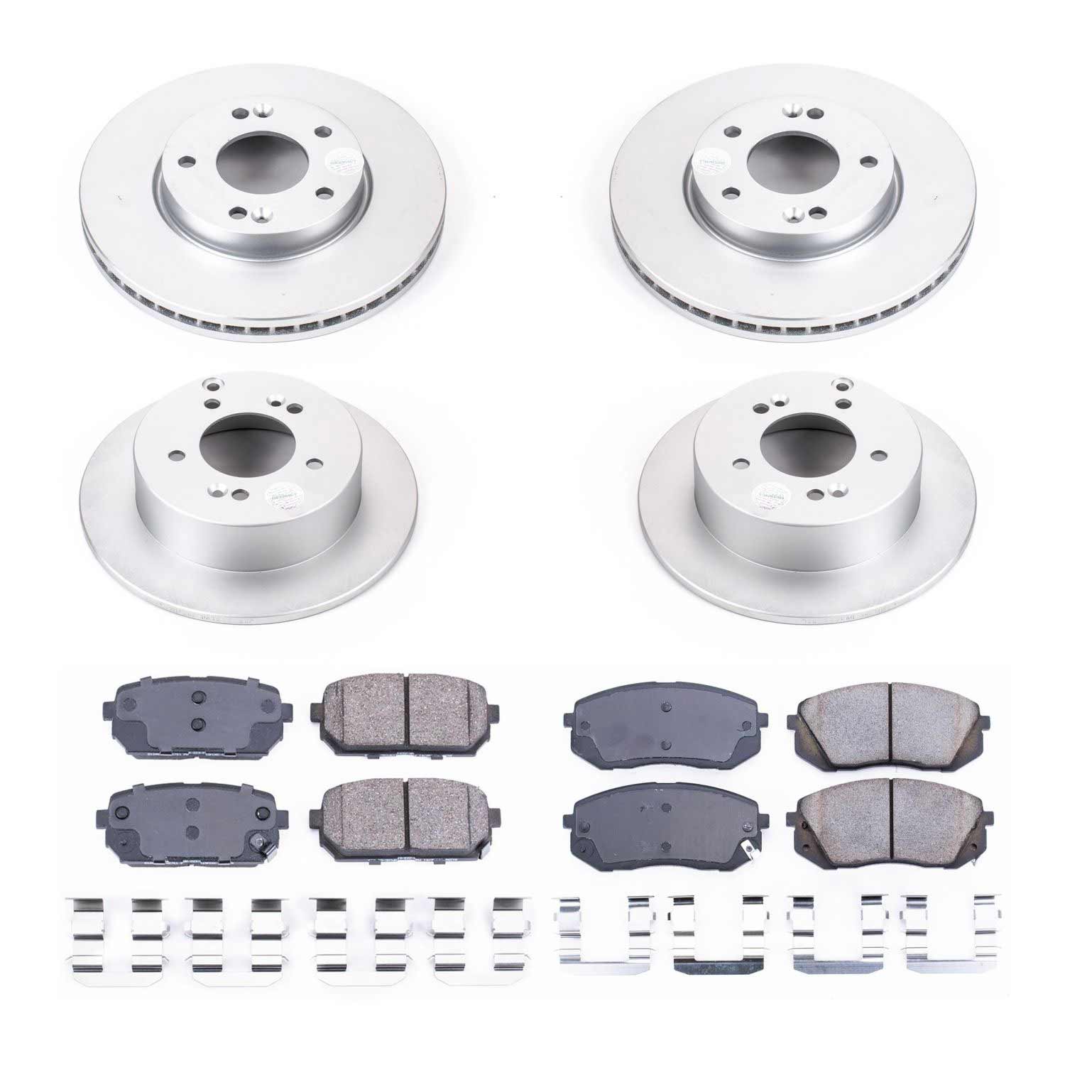 Power Stop CRK5852 - Z17 Evolution Front And Rear Brake Kit vehicle fitment brake part