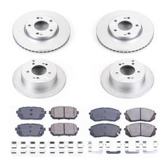 Power Stop CRK5852 - Z17 Evolution Front And Rear Brake Kit vehicle fitment brake part