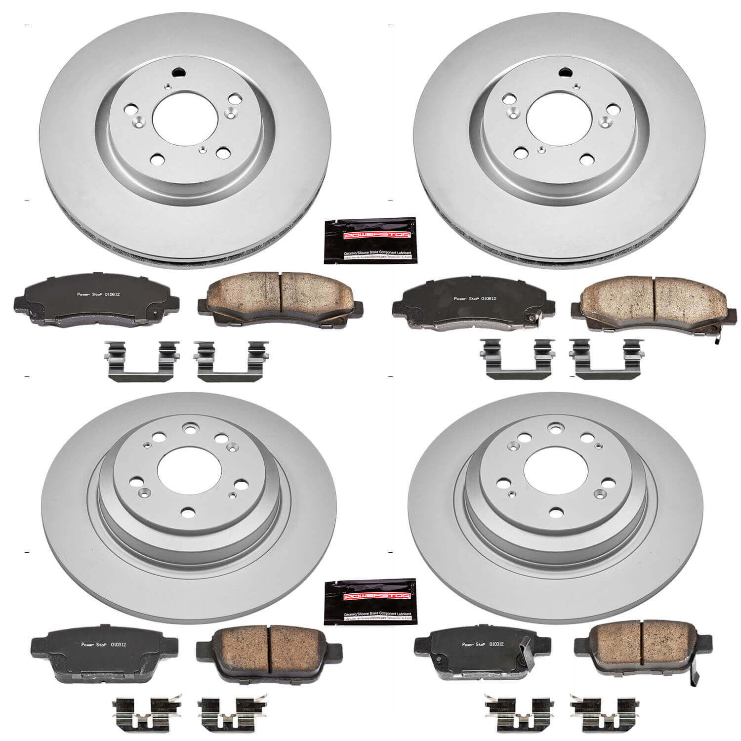 Power Stop CRK5856 - Z17 Evolution Front And Rear Brake Kit vehicle fitment brake part