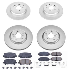 Power Stop CRK5858 - Z17 Evolution Front And Rear Brake Kit vehicle fitment brake part