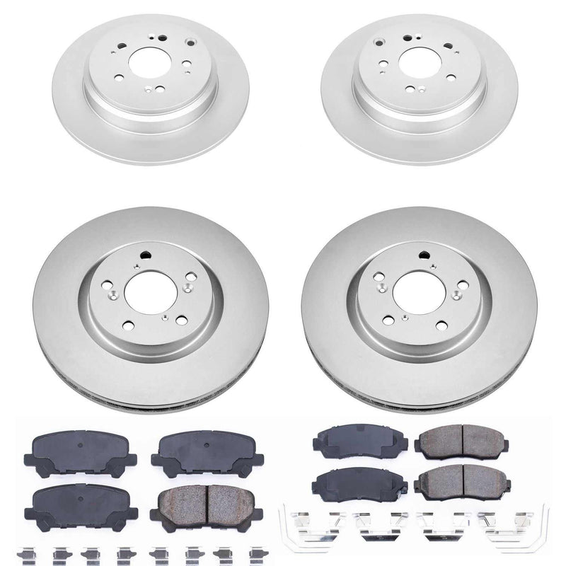 Power Stop CRK5858 - Z17 Evolution Front And Rear Brake Kit vehicle fitment brake part