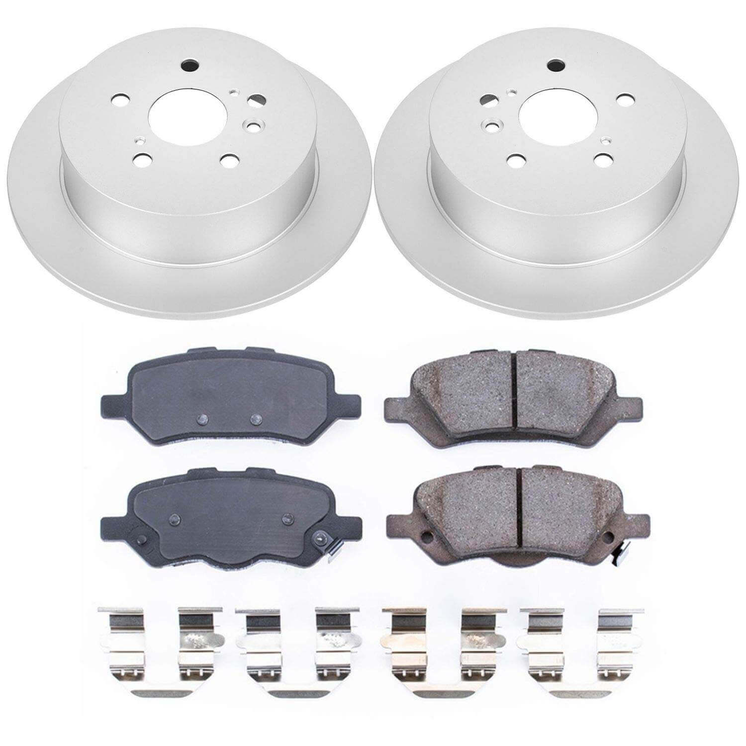 Power Stop CRK5867 Z17 Evolution Rear Brake Kit for 2009-2016 Toyota Venza product image