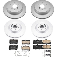Power Stop CRK5869 Z17 Evolution Front And Rear Brake Kit for 2009-2011 Lexus GS350 product image