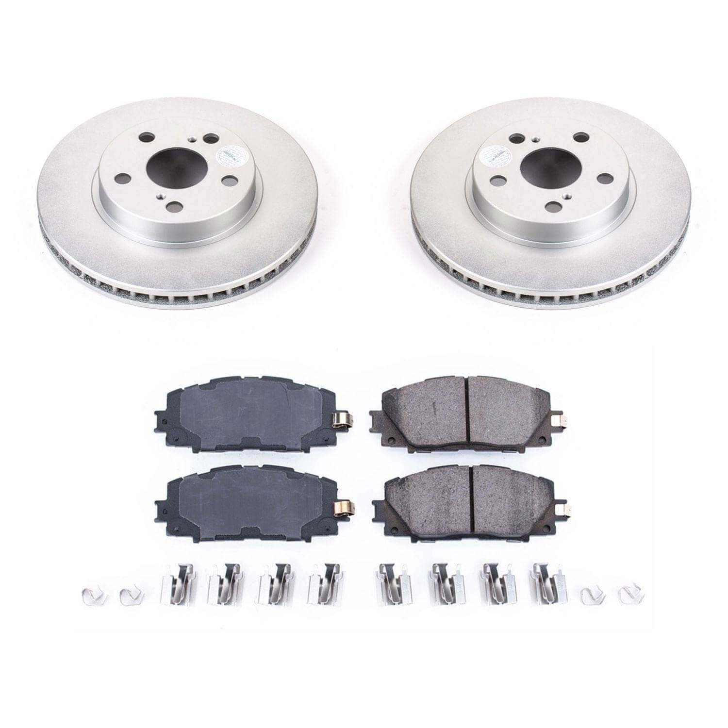 Power Stop CRK5870 Z17 Evolution Front Brake Kit for 2011-2017 Lexus CT200H product image