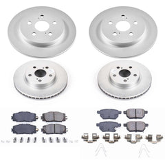 Power Stop CRK5871 Z17 Evolution Front And Rear Brake Kit for 2011-2013 Lexus CT200H product image