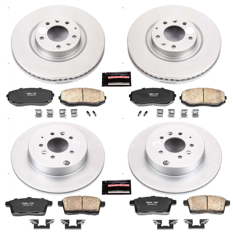 Power Stop CRK5879 Z17 Evolution Front And Rear Brake Kit for 2007-2015 Mazda CX-9 product image