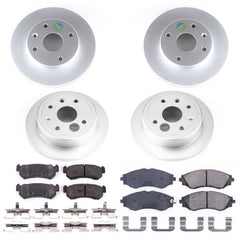 Power Stop CRK5895 Z17 Evolution Front And Rear Pad And Rotor Kit for 2004-2006 Suzuki Forenza product image