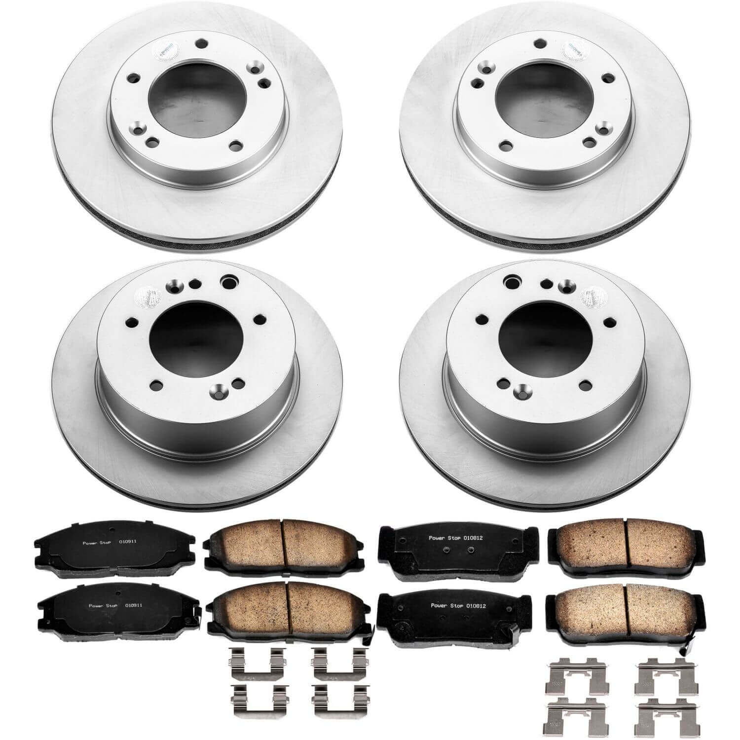 Power Stop CRK5900 Z17 Evolution Front And Rear Brake Kit for 2003-2006 Kia Sorento product image